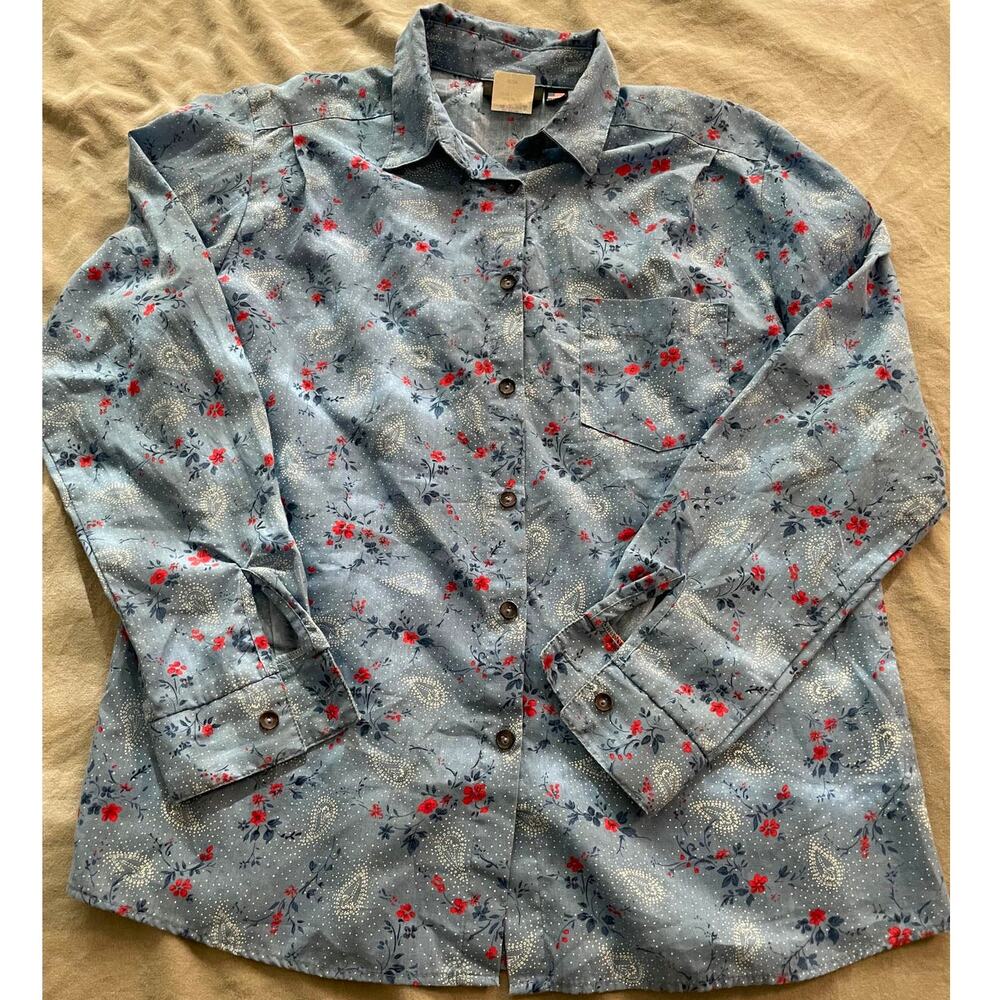 Vtg. "Tapestry" Button Down SZ M